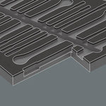 Wera 9735 Foam Insert 6007 Joker Set 1 Ring Ratchet Spanner Set, 12 Piece 150125