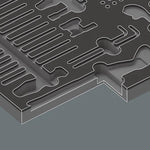 Wera 9753 Foam Insert Kraftform Kompakt Maintenance Set 1, 45 Piece 150153