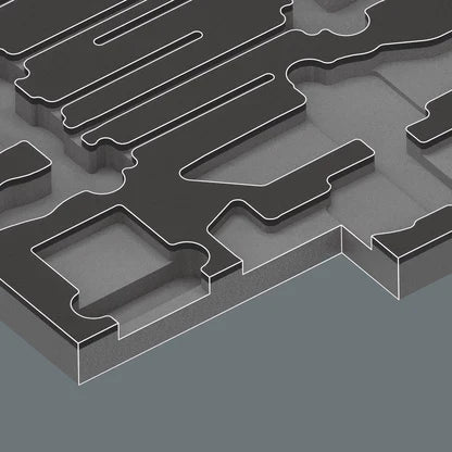 Wera 9760 Foam Insert Stainless Set 1 36 Piece 150160