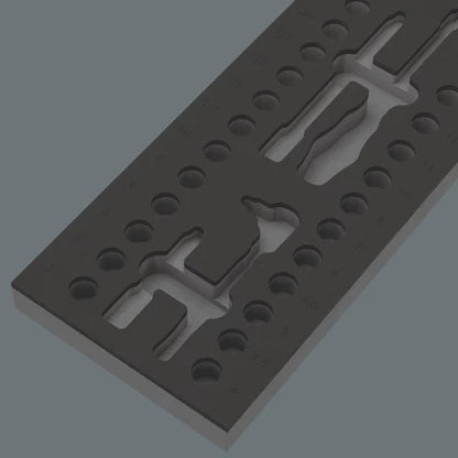 Wera 9827 Foam Insert 8007 A VDE Zyklop VDE Ratchet Set 1 1/4
