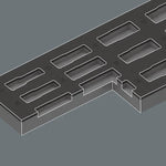 Wera 9828 Foam Insert Zyklop B 3/8