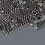 Wera 9853 Foam Insert Kraftform Kompakt Maintenance Set 1 (Empty) 137353