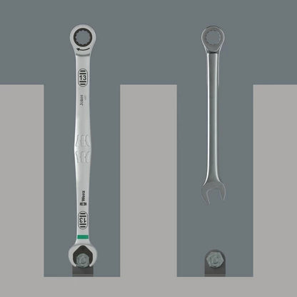 Wera 9735 Foam Insert 6007 Joker Set 1 Ring Ratchet Spanner Set, 12 Piece 150125