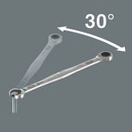 Wera 6007 Joker 15mm Ratcheting Combination Spanner Long Design 020358