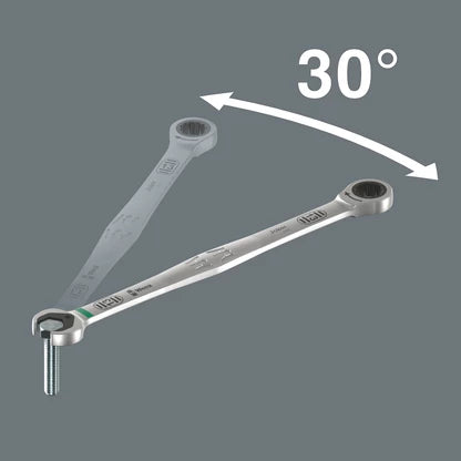 Wera 6007 Joker 18mm SB Ratcheting Combination Spanner Long Design 020360