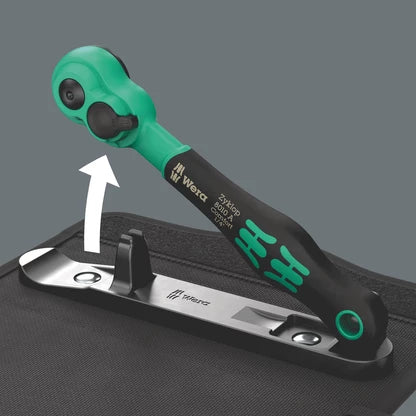 Wera 8100 SA 13 Zyklop Comfort Ratchet Set wth Reversing Lever 1/4