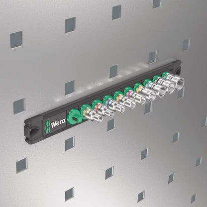 Wera Magnetic Socket Rail A 4 Zyklop Socket Set 1/4