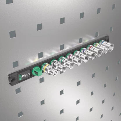 Wera Magnetic Socket Rail C 4 Zyklop Socket Set 1/2