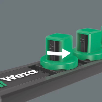 Wera Magnetic Socket Rail B 4 Zyklop Socket Set 3/8