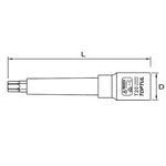 Toptul VDE Torx Bit Socket 3/8in Dr. x TX20