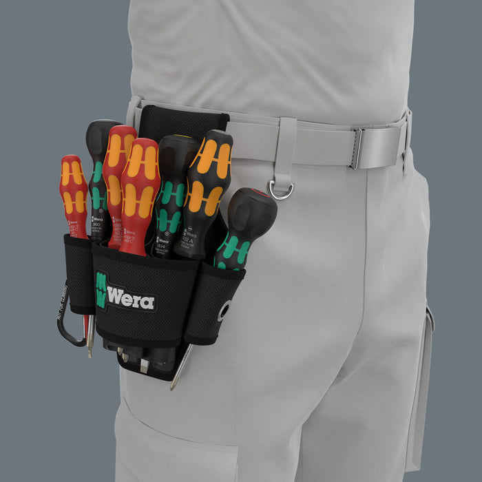 Wera 9621 Belt Holster Screwdriver Set 2, 8 Pce