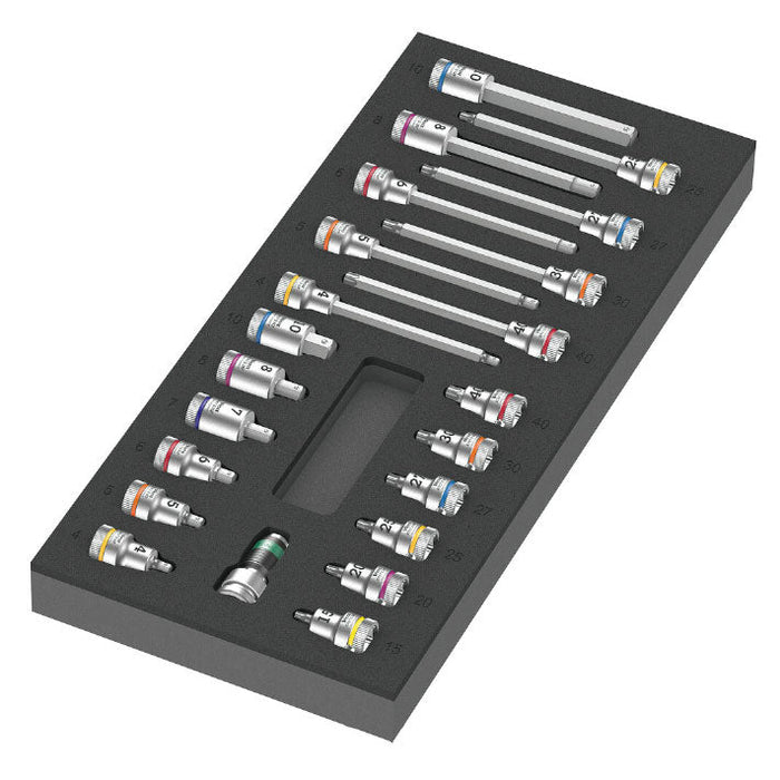 Wera 9723 Foam Insert Zyklop B 3/8