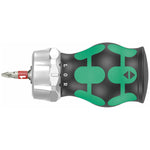 Wera Kraftform Kompakt Stubby Magazine RA 2 Bit Holding Screwdriver 008884