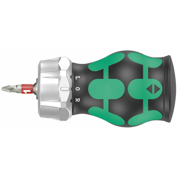 Wera Kraftform Kompakt Stubby Magazine RA 2 Bit Holding Screwdriver 008884