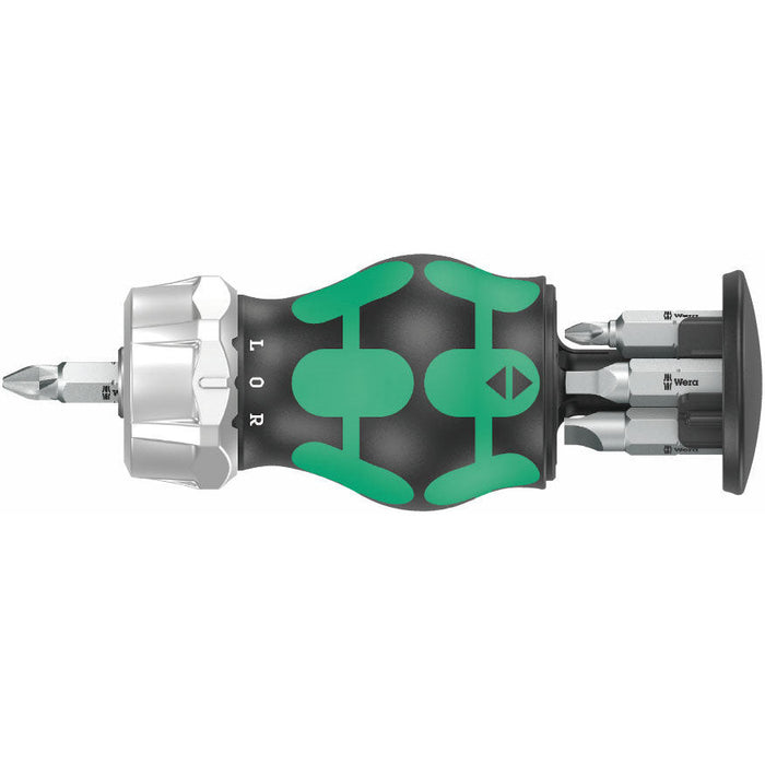 Wera Kraftform Kompakt Stubby Magazine RA 4 Bit Holding Screwdriver 008886