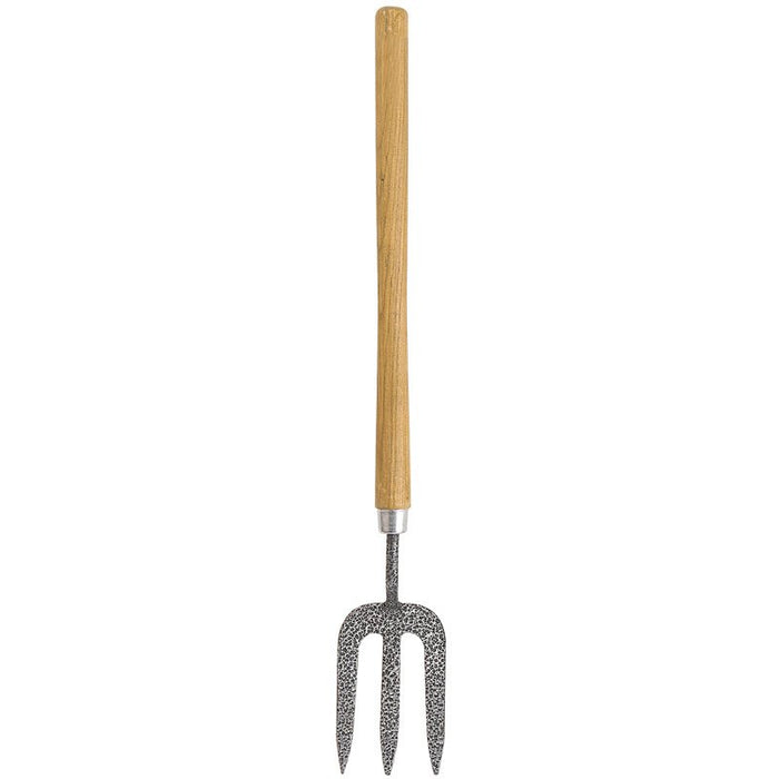 Draper Tools Carbon Steel Weeding Fork with Intermediate Length Ash Handle
