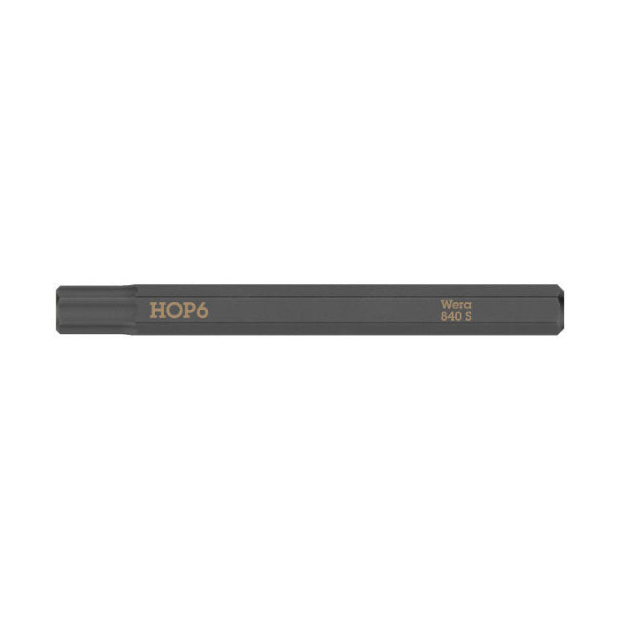 Wera 840 S Hex-Plus Bit for Impact Screwdrivers 6.0 x 70 mm