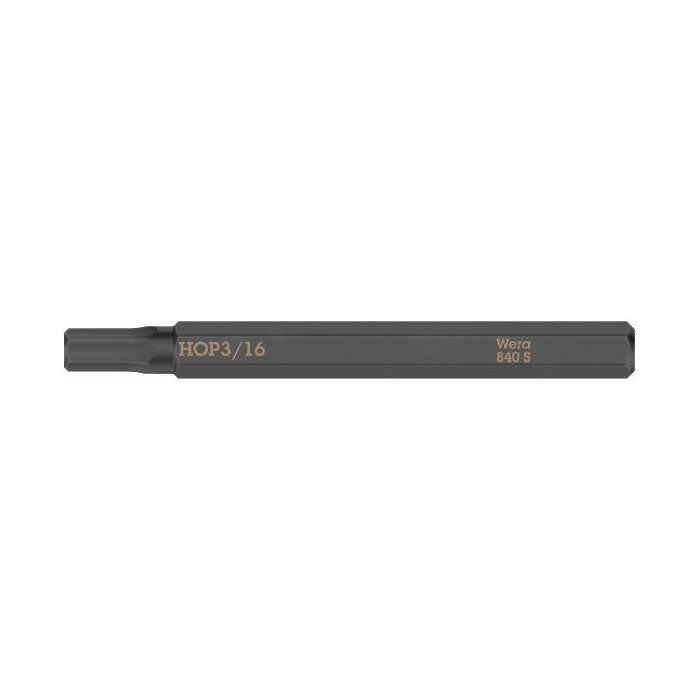 Wera 840 S Hex-Plus Bit for Impact Screwdrivers 3/16