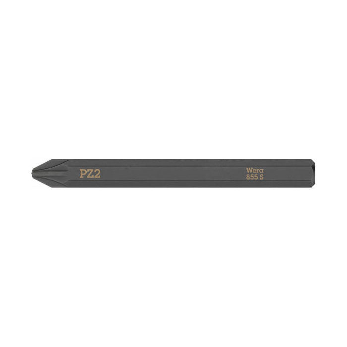 Wera 855 S Pozi Bit for Impact Screwdrivers PZ2 x 70 mm