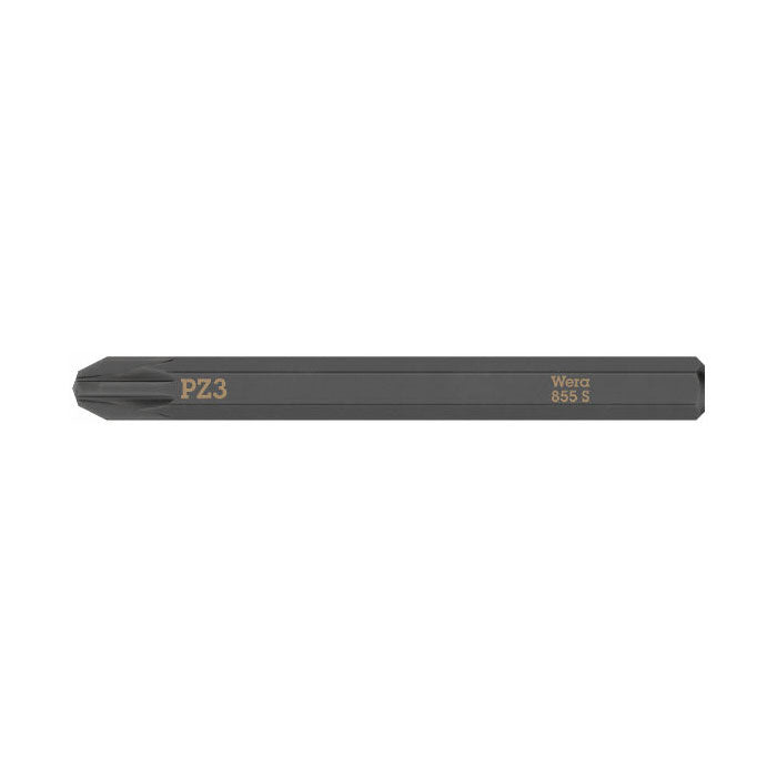 Wera 855 S Pozi Bit for Impact Screwdrivers PZ3 x 70 mm
