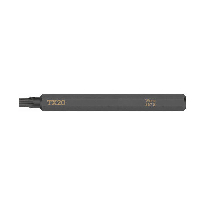 Wera 867 S Torx Bit for Impact Screwdriver TX20 x 70 mm