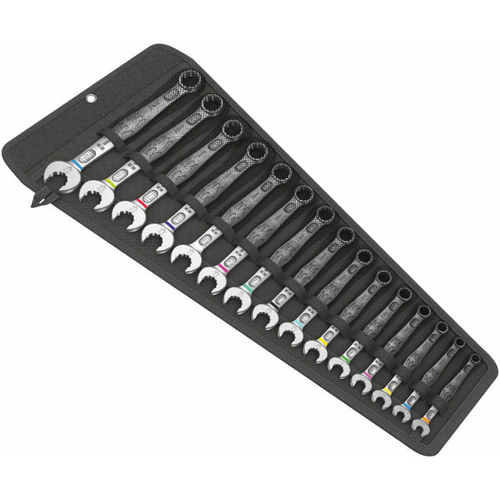 Wera 6003 Joker 15 Set 1 Combination Wrench Set 15 Piece 020302