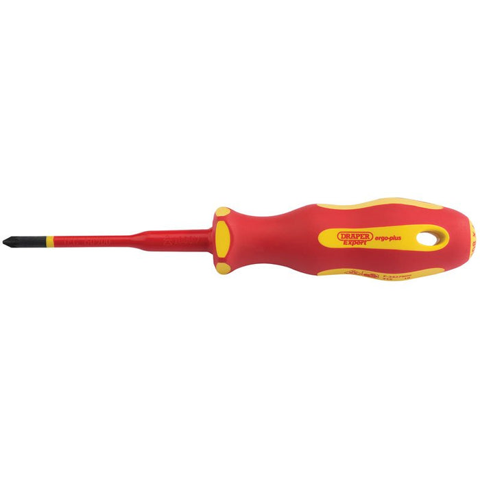 Draper Tools Ergo Plus® Slimline PZ Type VDE Screwdriver (No:1 x 80mm)