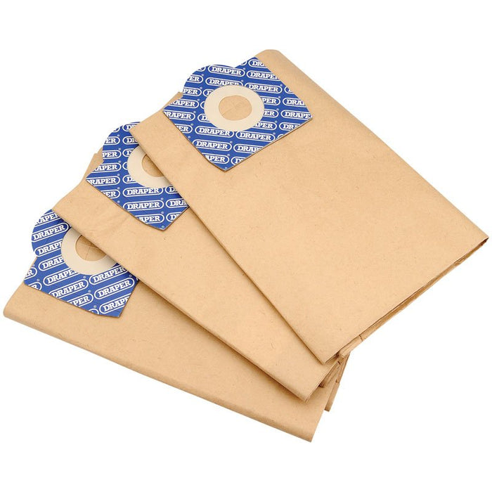 Draper Tools PAPER DUST BAGS(PACK OF 3)