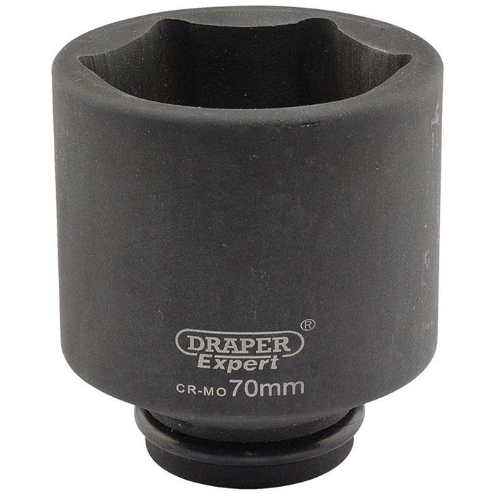 Draper Tools Expert 70mm 3/4 Square Drive Hi-Torq® 6 Point Deep Impact Socket