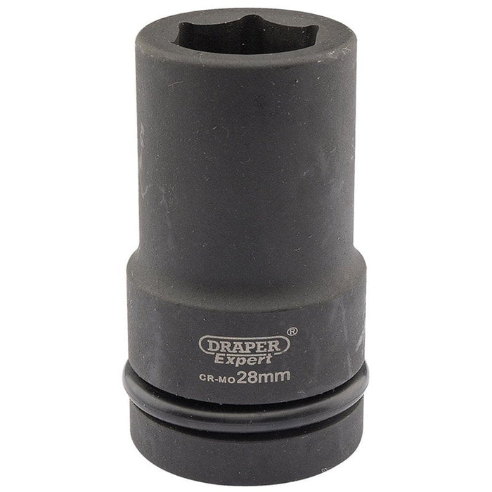 Draper Tools Expert 28mm 1 Square Drive Hi-Torq® 6 Point Deep Impact Socket