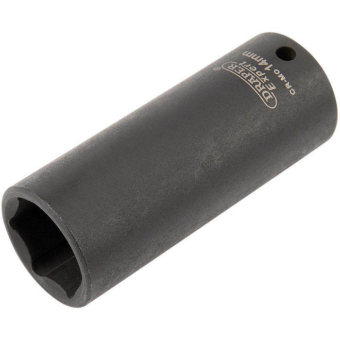 Draper Tools Expert 14mm 1/4 Square Drive Hi-Torq® 6 Point Deep Impact Socket