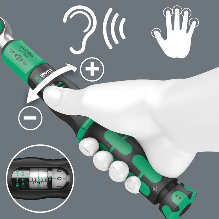 Wera Safe-Torque A 1 Torque Wrench with 1/4