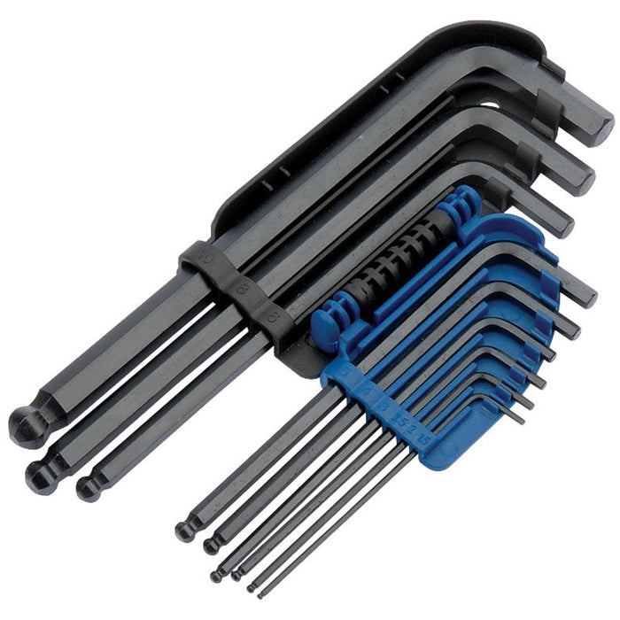 Draper Tools Metric Hexagon and Ball End Hexagon Key Set (9 Piece)
