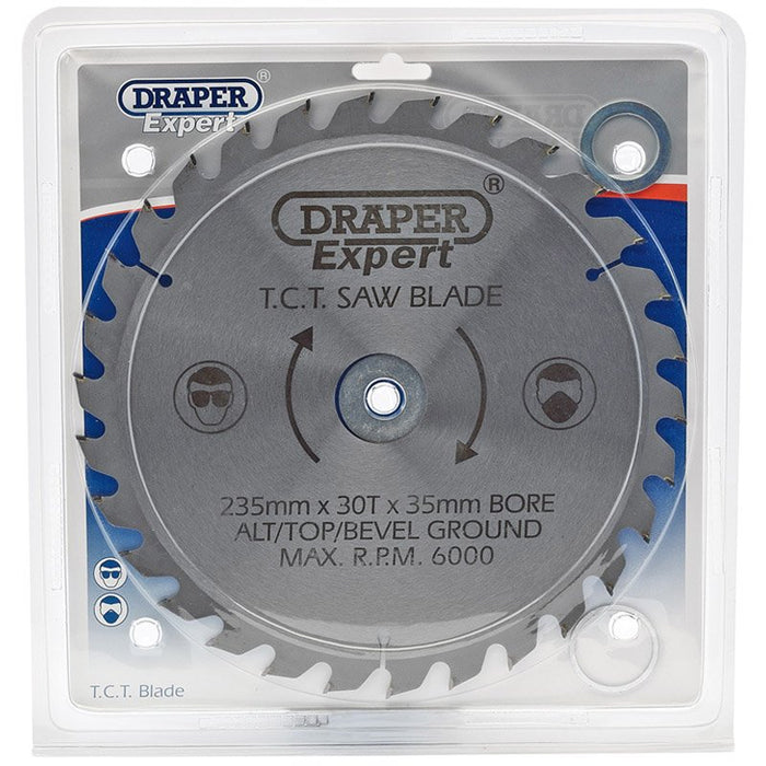 Draper Tools Expert TCT Saw Blade 235X35mmx30T