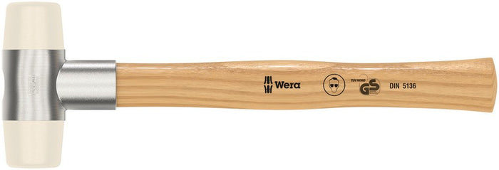 Wera 101 Soft-Faced Hammer With Nylon Head Sections # 2x28mm 000310