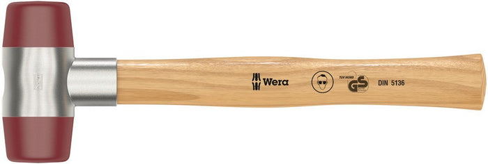 Wera 102 Soft-Faced Hammer With Urethane Head Sections # 6x51mm 000530