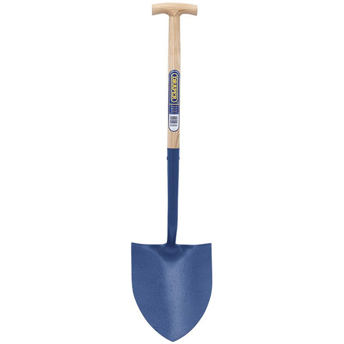Draper Tools Expert Solid Forged Round Mouth T-Handle Shovel with Ash Shaft