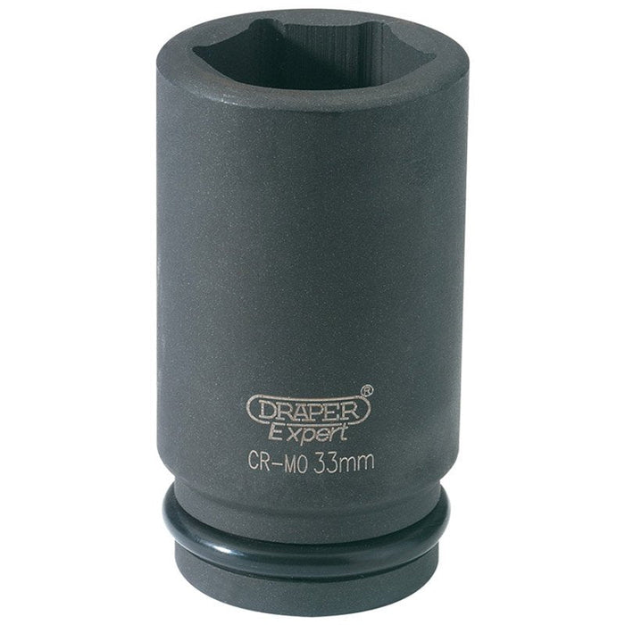 Draper Tools Expert 33mm 3/4 Square Drive Hi-Torq® 6 Point Deep Impact Socket