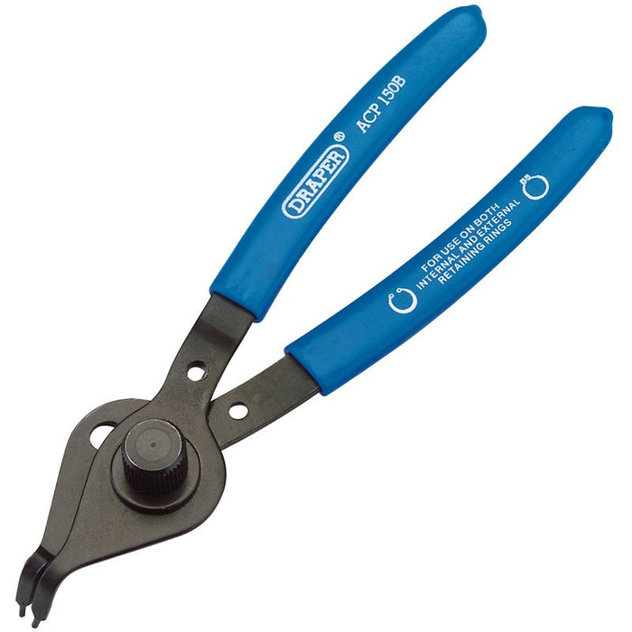 Draper Tools Bent Nose Reversible Circlip Pliers