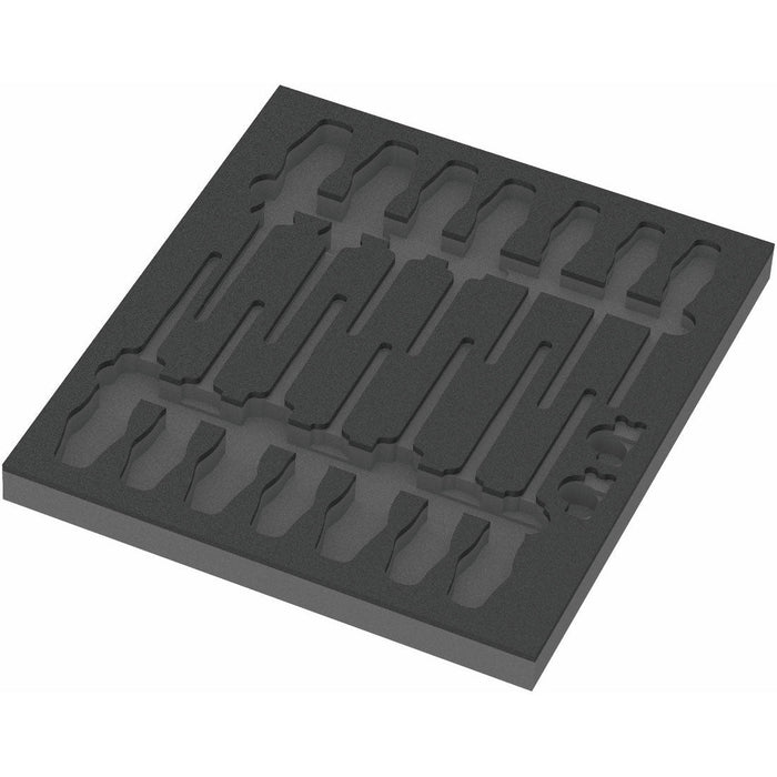 Wera 9811 Foam Insert VDE Screwdriver Set 1, Empty (344 x 30 x 392mm)