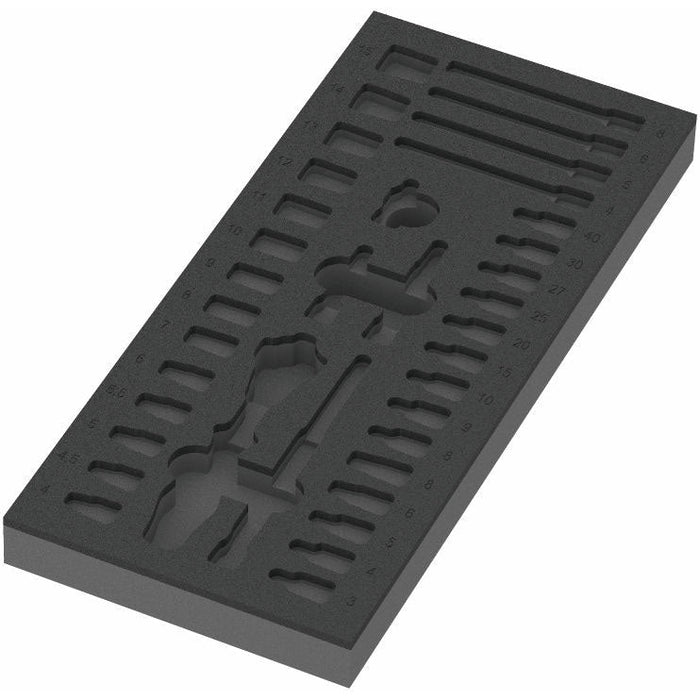 Wera 9820 Foam Insert 8000 A Zyklop 1/4