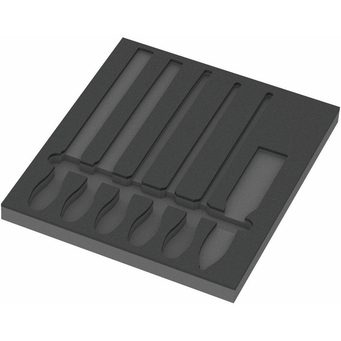 Wera 9883 Foam insert PFERD File Set 1, Empty (344 x 30 x 392mm)