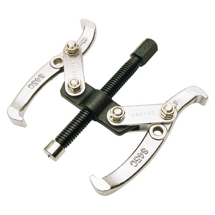 Draper Tools 102mm Reach x 110mm Spread Twin Leg Reversible Puller