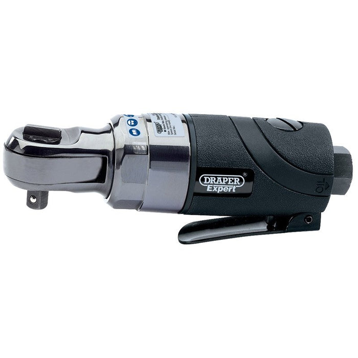 Draper Tools Expert 1/4 Sq. Dr. Stubby Composite Body Reversible Air Ratchet