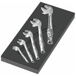 Wera 9732 Foam Insert 6004 Joker Self-Setting Spanner Set 1, 5 Piece 150122
