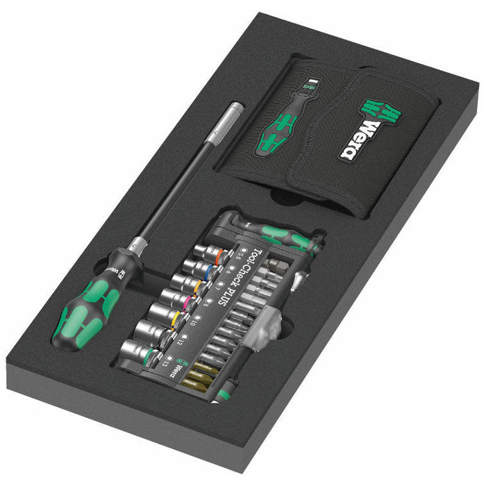 Wera 9750 Foam Insert Kraftform Kompakt & Tool-Check PLUS Set 1, 57 Pce