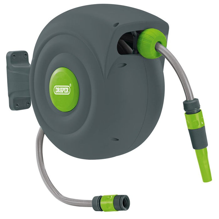 Draper Tools Retractable Garden Hose Reel (20M)