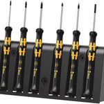 Wera 1550/6 ESD Micro Precision Screwdriver Set & Rack 6 Pce 030180