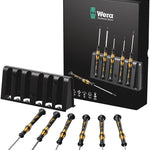 Wera 1578 ESD Slotted/Phillips Precision Screwdriver Set & Rack 6 Pce 030170