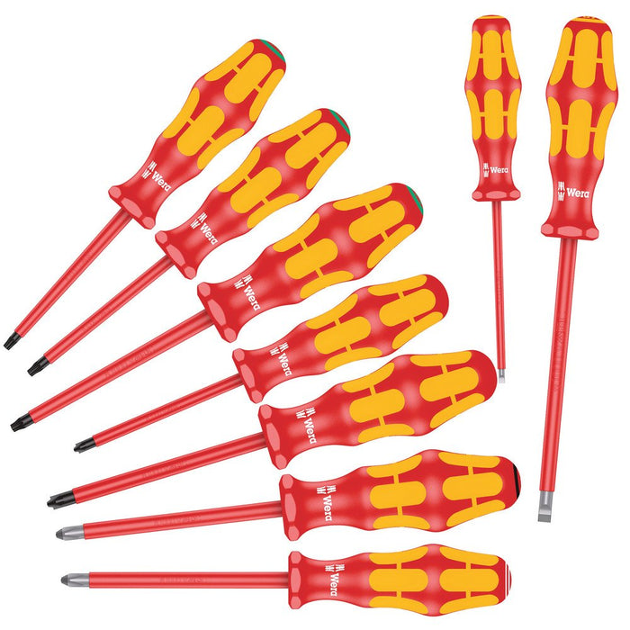 Wera VDE Kraftform Plus Screwdriver Set Series 100 9 Pce 133355